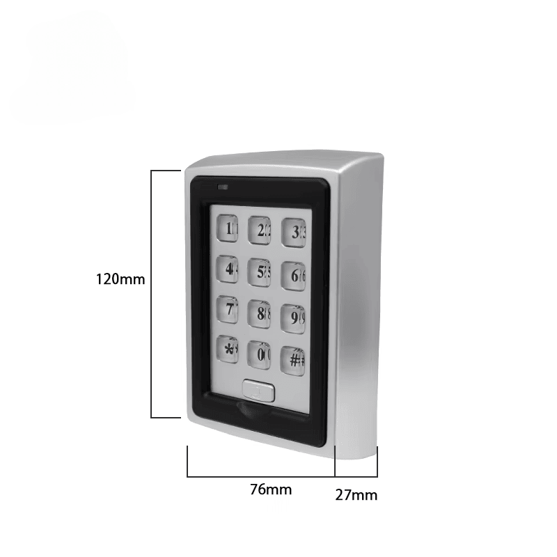 Keypad Access Reader for Wall-Mount Secure Door Control