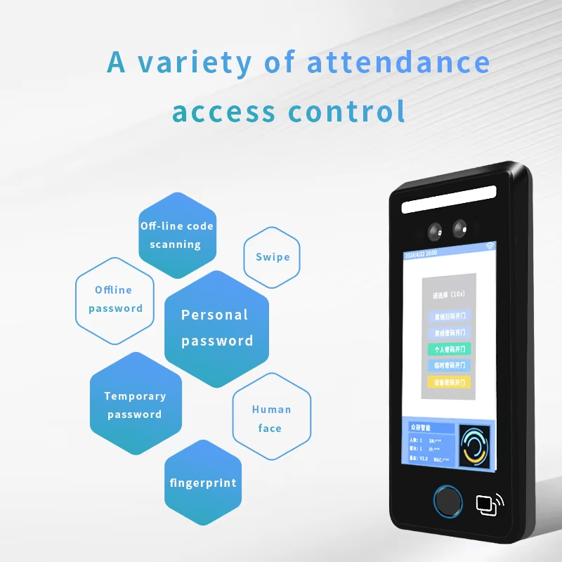 Cloud Dual-Biometric Terminal with 5-Inch Sync